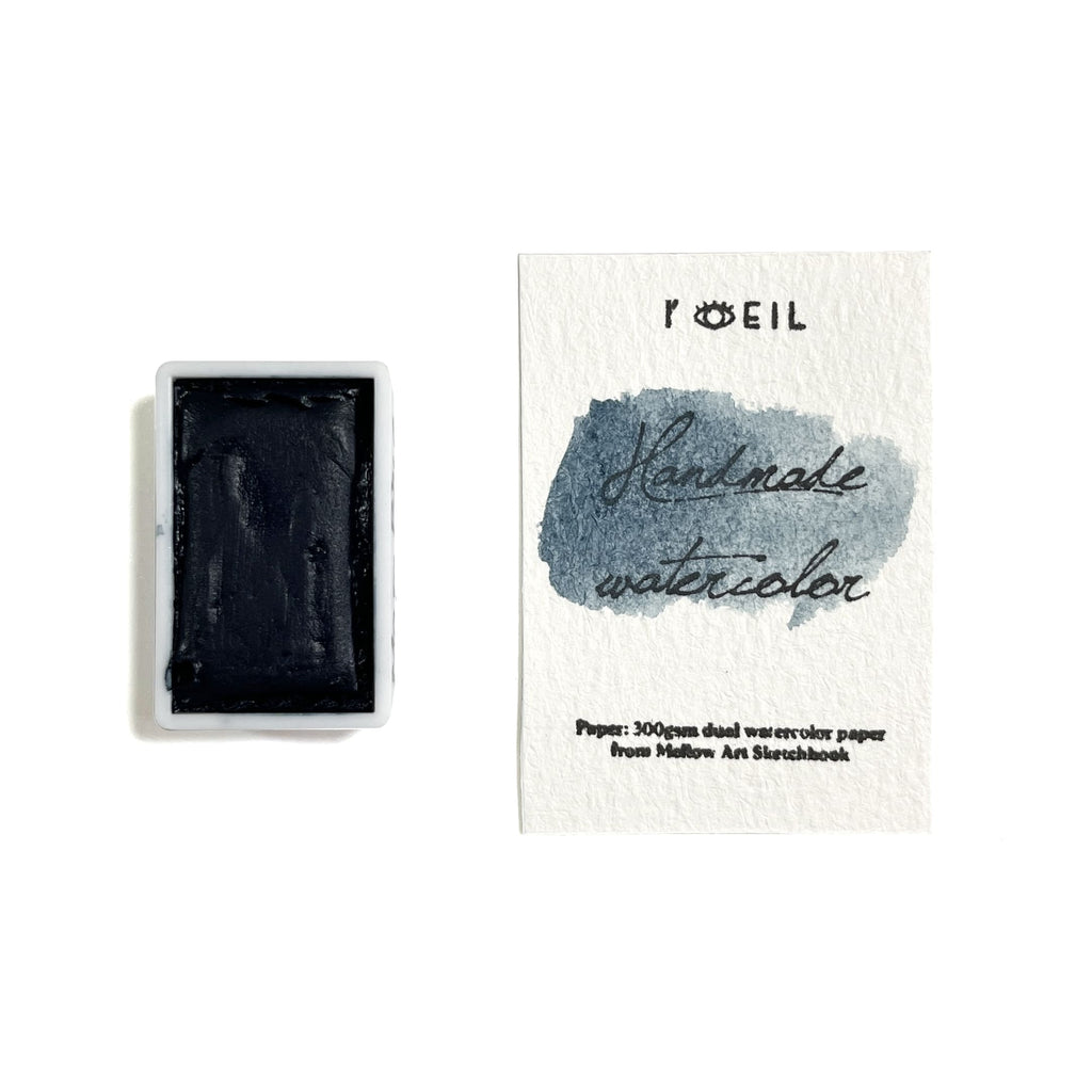 Maya Blue PB82 - Artist Grade Handmade Honey Based Watercolor Paint Full Pan 3.2ml L'oeil loeilart