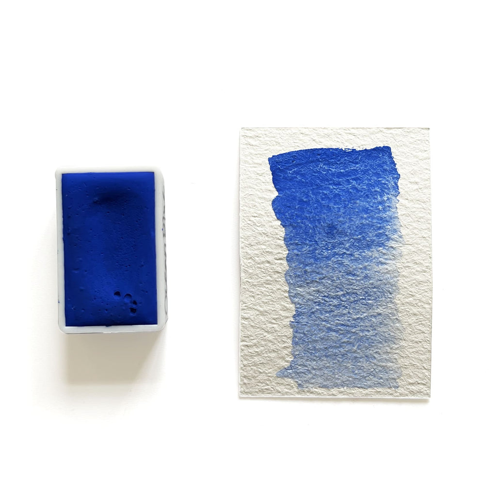 Ocean Blue - Artist Grade Handmade Honey Based Watercolor Paint Full Pan 3.2ml L'oei loeilart